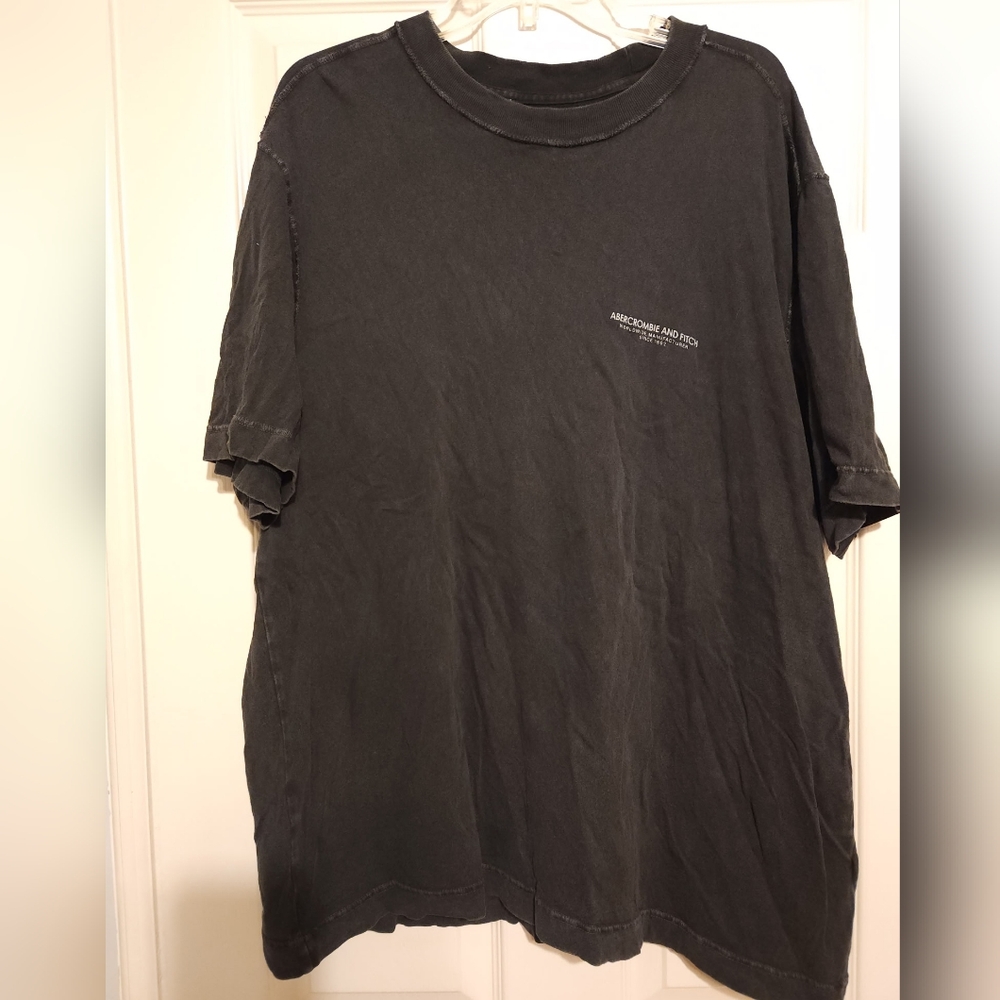 Men's Black Graphic Oversized T-Shirt